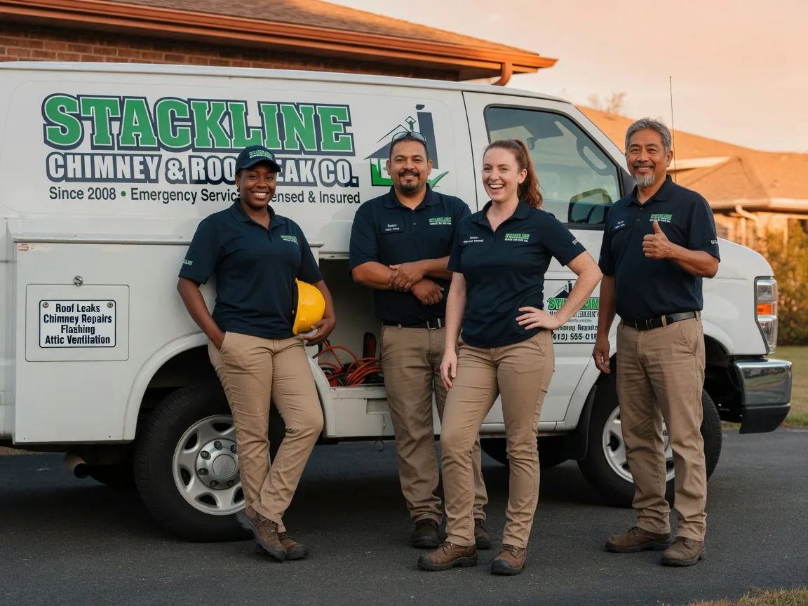 Chimney flashing repair company in Cliffside, NC